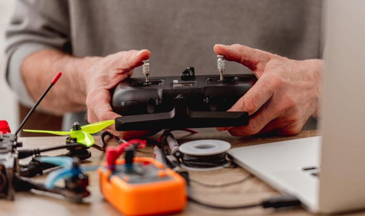 Quadcopter control panel programming