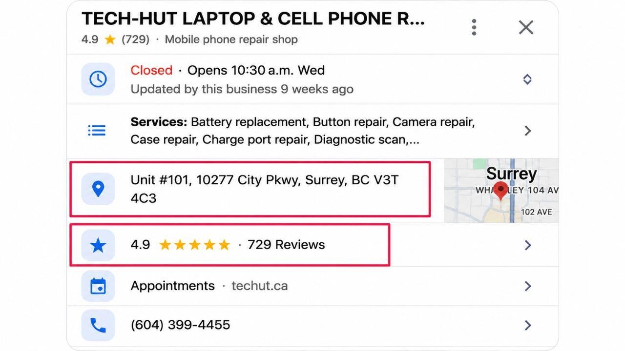 Tech-Hut Repair shop