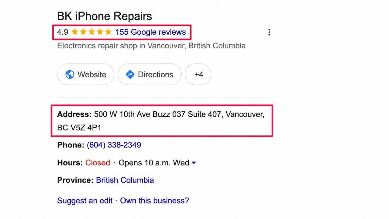 BK iPhone Repairs shop